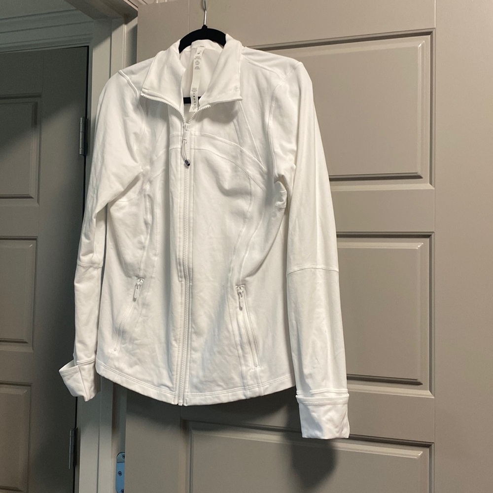 White lululemon define jacket size 14
